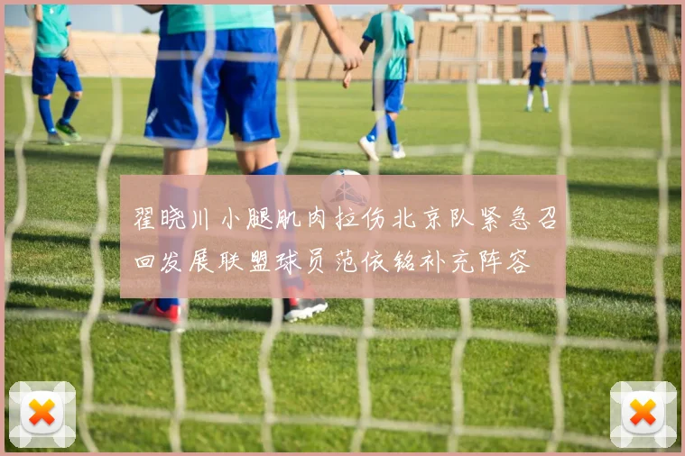 翟晓川小腿肌肉拉伤北京队紧急召回发展联盟球员范依铭补充阵容